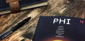 Cover buku Phi, novel teranyar Pringadi